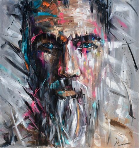 Faces V Vassilis Antonakos Art Abstract Portrait Painting Art