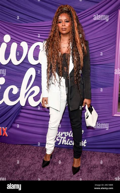 Actor Tasha Smith Attends The Premiere Of Survival Of The Thickest At