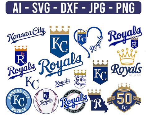 Kansas City Royals Logo Mlb Baseball Svg Cut File For Cricut Etsy