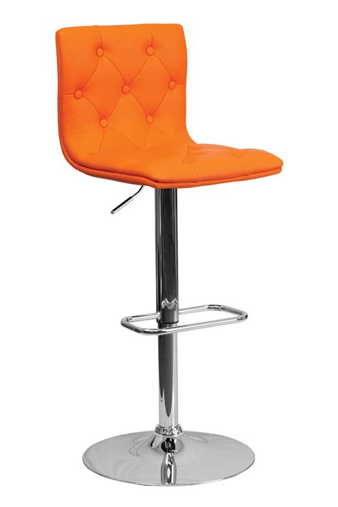 Cleaning our juicer (it's not that difficult, but it's the most boring thing on earth). Contemporary Tufted Orange Vinyl Adjustable Height Bar ...