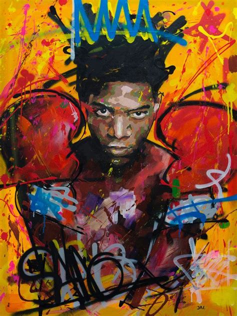 Jean Michel Basquiat Original Painting 40 By Richarddaystudio