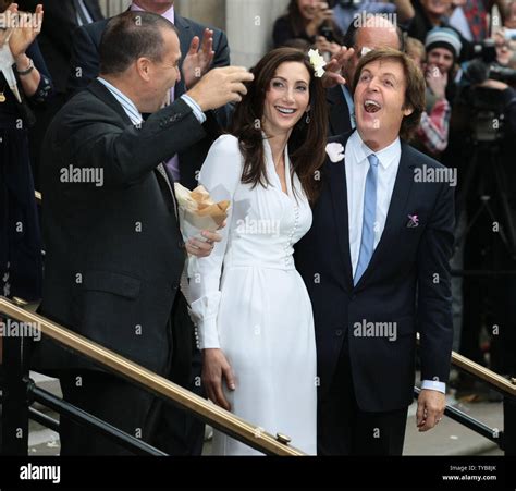 Musician Paul Mccartney And His American Fiance Nancy Shevell Celebrate Their Wedding At