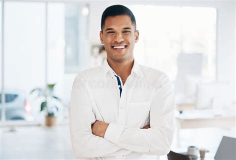 Portrait Face Or Happy Businessman In Office For Financial Accounting