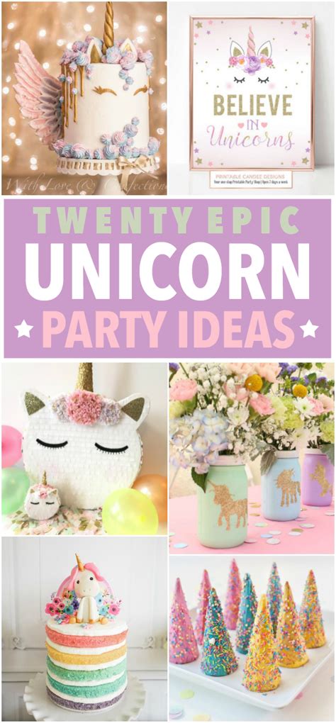 20 Epically Magical Unicorn Party Ideas Kids Activities Blog