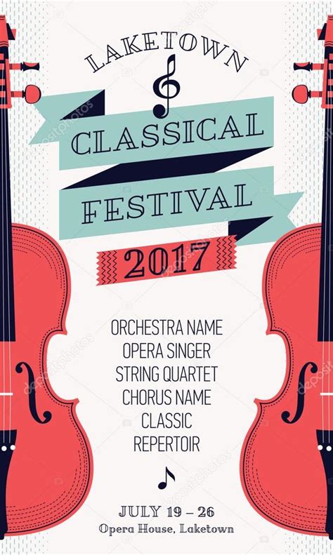 Classical Music Festival Poster Classical Music Festival Poster