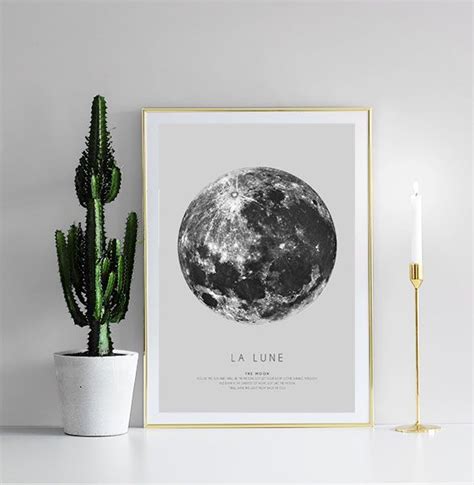 Graphic Print With The Moon Posters Online Moon Poster Beautiful
