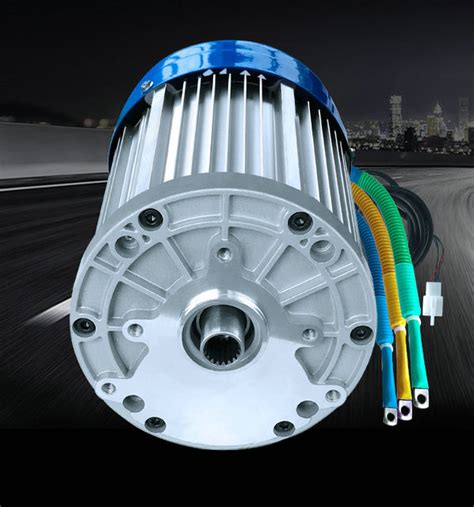 60v 3000w 4600rpm Permanent Magnet Brushless Dc Motor Differential