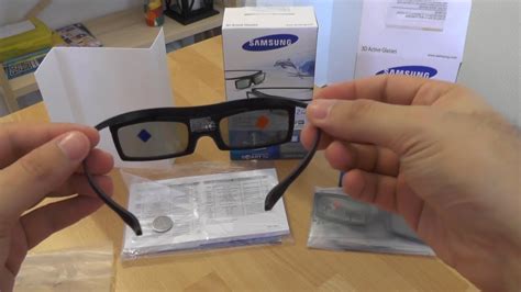 Samsung 3d Glasses Unboxing And Setup [hd] Youtube