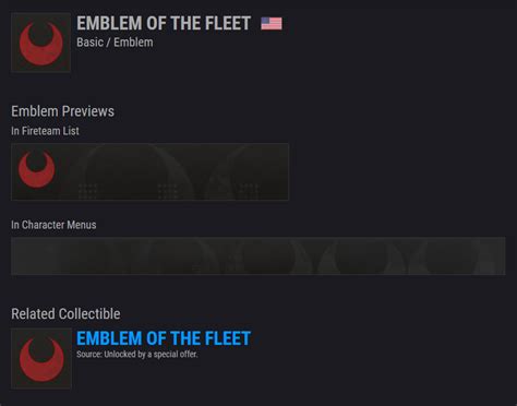 Sold Destiny 2 Emblem Emblem Of The Fleet Code All Platforms