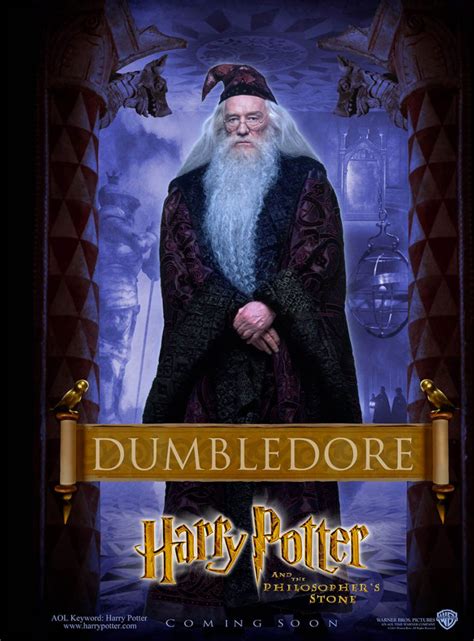 Harry Potter and the Philosopher's Stone Dumbledore poster — Harry ...