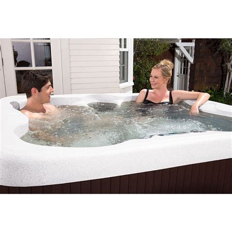 Lifesmart Spas Ls100 Plus 4 Person Jetted Plug And Play Hot Tub Spa With Cover Ebay