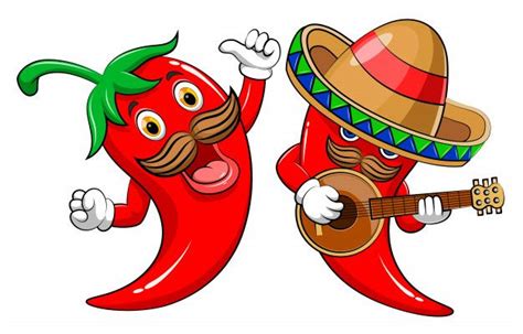 Premium Vector Two Character Hot Chili Playing Guitar And Singing