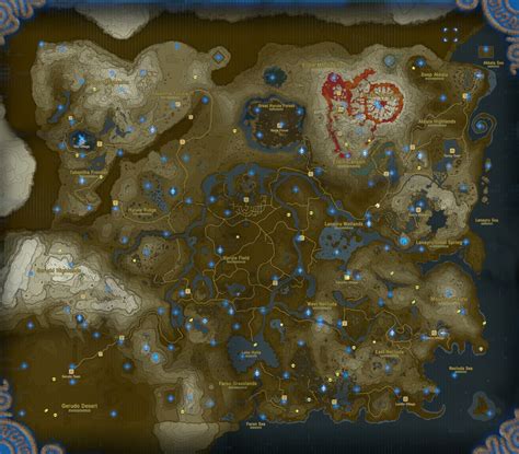 Botw Does Anyone Know If A High Resolution Botw Map With All