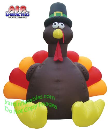 11 air blown inflatable giant thanksgiving turkey