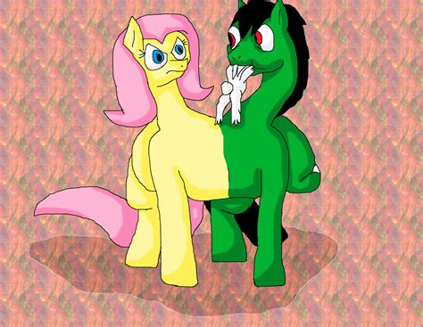 G And Fluttershy Conjoined At Fluttershys Place By Mojo1985 On Deviantart
