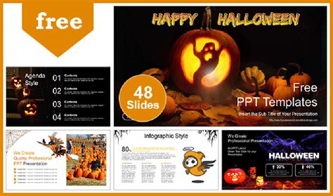 25 Best Free Halloween Powerpoint Template Slides And Background Designs 2022