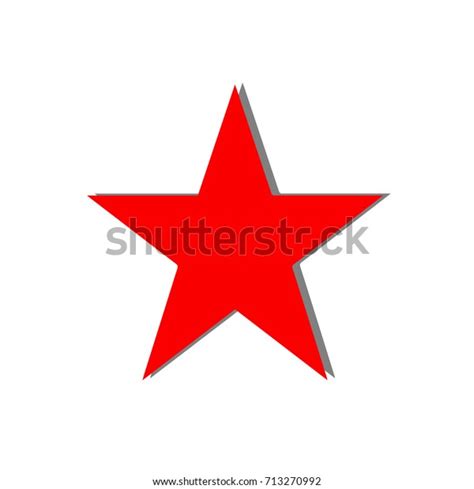 Red Star 3d Icon Stock Vector Royalty Free 713270992 Shutterstock