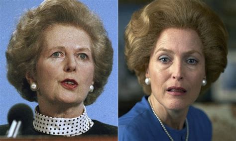 A Bit Scary Gillian Andersons Unnerving Portrayal Of Thatcher In