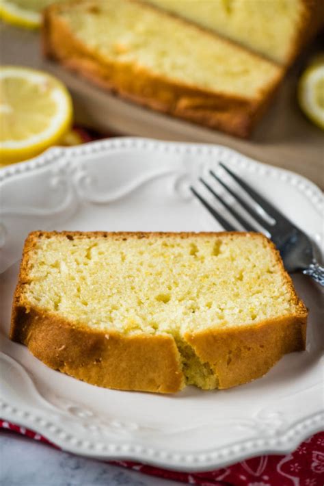 Easy Gluten Free Lemon Pound Cake Flour On My Fingers