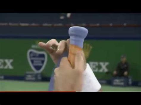 Richard gabriel cyr gasquet (french: Gasquet's half grip - YouTube