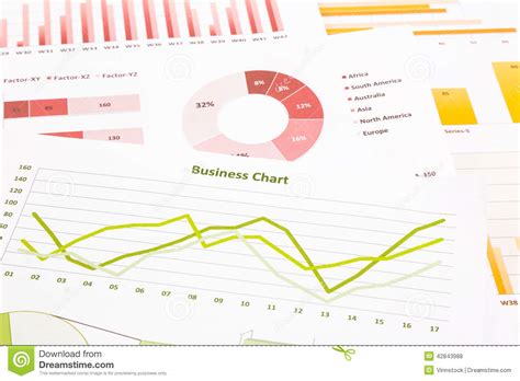 Business Charts Data Analysis Marketing Research Global