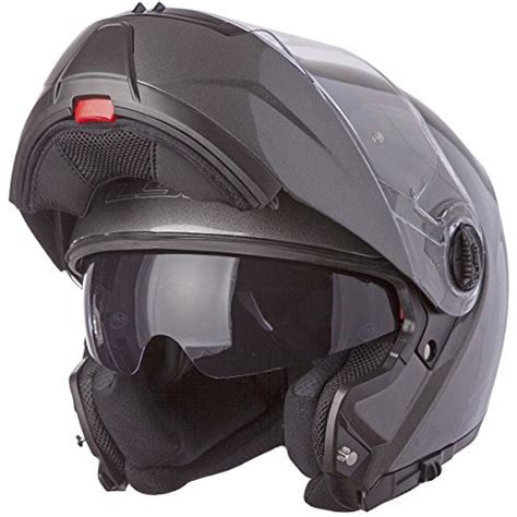 Ls2 Helmets Strobe Solid Modular Motorcycle Helmet With