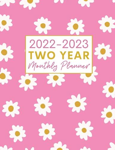 2022 2023 Monthly Planner Large 2 Year Calendar Planner Yearly At A
