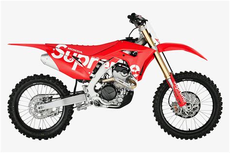 Wearing proper dirt bike gear is essential for the safety of the rider. Supreme Collaborated With Honda on This Rad Dirt Bike ...