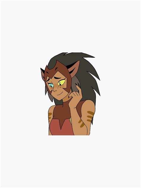 Happy Catra Sticker For Sale By Pepperonie Redbubble