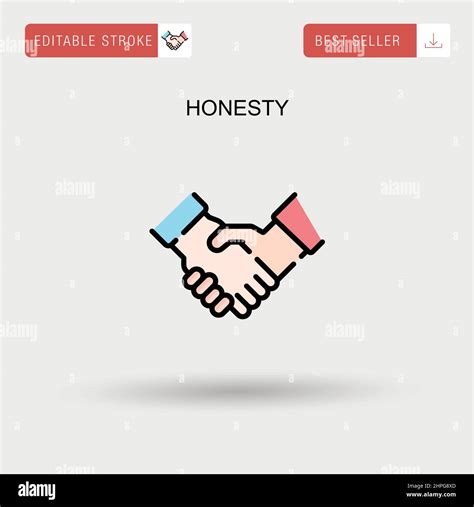 Honesty Icon Hi Res Stock Photography And Images Alamy