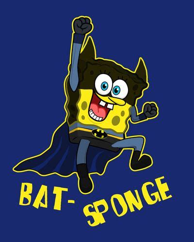 Spongebob Batman Bat Sponge By Olechka Spongebob Squarepants Bobs
