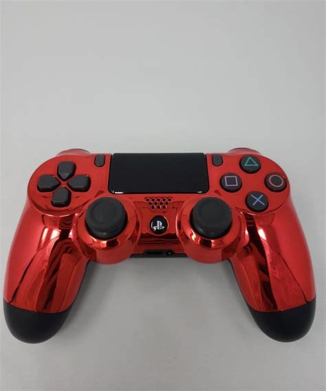 Red Chrome Custom Ps4 Controller On Mercari Ps4 Pro Console Ps4