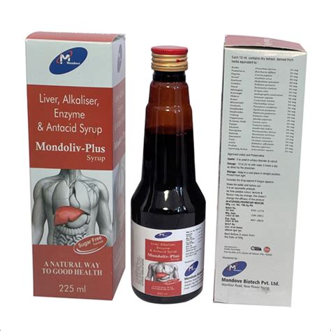 Ml Liver Alkaliser Enzyme And Antacid Syrup At Best Price In Ambala Mondove Biotech Pvt Ltd