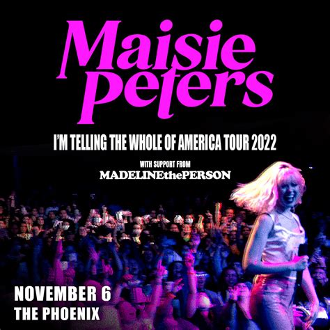 Maisie Peters Im Telling The Whole Of America Tour Embrace Presents