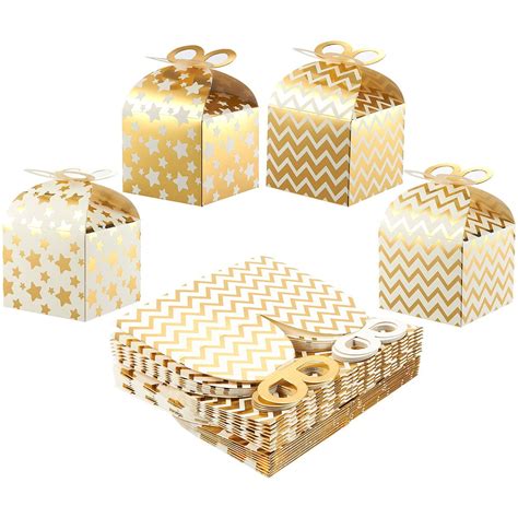 Pack Of 36 Paper Treat Boxes Gable Favor Boxes Fun Party Play Goodie