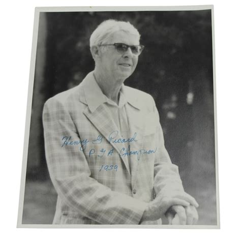 lot detail henry picard signed 8x10 photo with pga champion 1939 inscription 38 masters champ