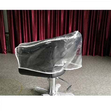 Buy products such as subrtex stretch textured grain dining chair slipcover (set of 2, white) at walmart and save. Salon Chair Back Cover - Clear Cover for Salon Chairs