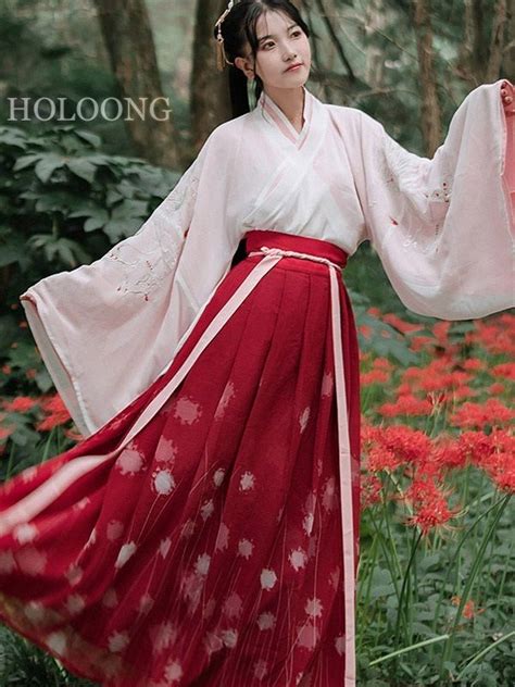 Ruqun Ru Dresses Chinese Outfits Women Hanfu Skirt Traditional Clothing