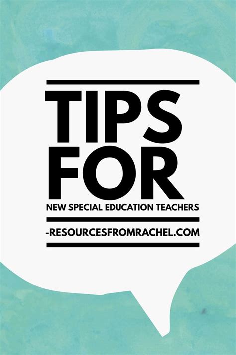 Here Is A Helpful List Of Tips For New Special Education Teachers I