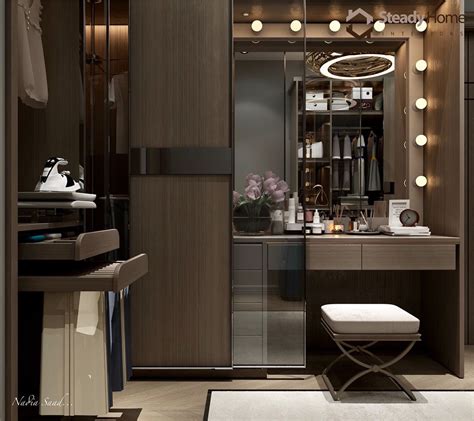 Dressing Room In Uae Dubai On Behance Modern Dressing Table Designs