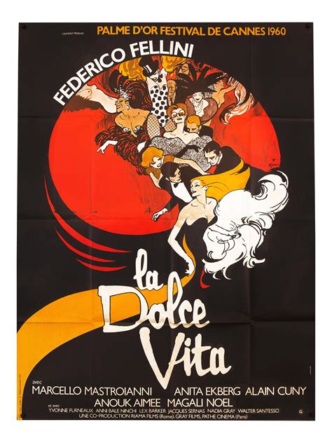 vintage french la dolce vita federico fellini film poster chairish la dolce vita fellini