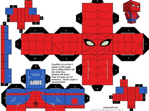 Marvel En Cubeecraft Taringa Spiderman Birthday Party Superhero