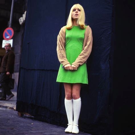 Sixties — France Gall Strolls Through The Streets Of Hamburg Sixties Outfits 60s And 70s