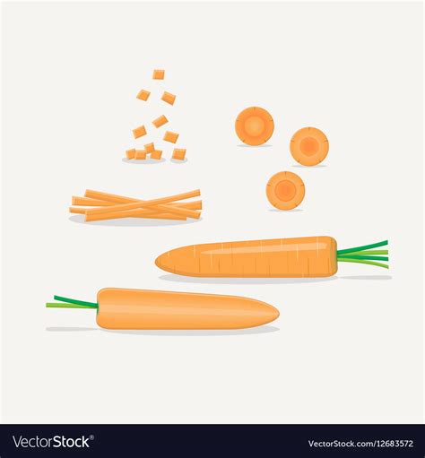 Carrot Flat Icon Royalty Free Vector Image Vectorstock