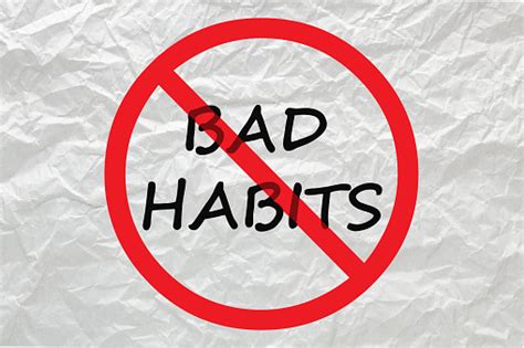 Bad Habits Sign Stock Photo Download Image Now Abuse Addiction