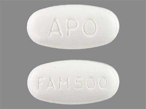 Pill Finder Apo Fam White Elliptical Oval Medicine