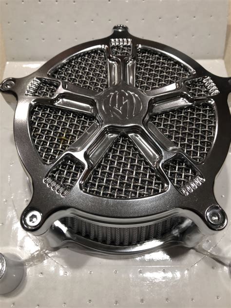 This is the next step in intake systems for your bike. Roland Sands Chrome Turbo Air Cleaner - Harley Davidson Forums
