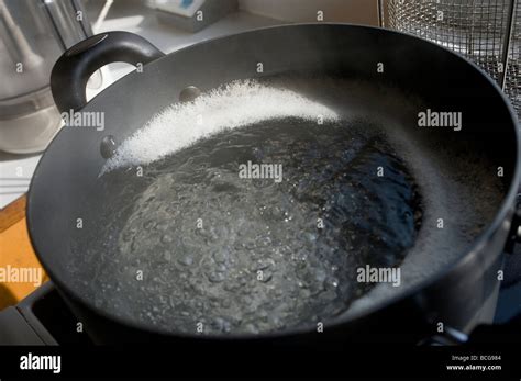 Boiling Water In Saucepan On Hi Res Stock Photography And Images Alamy