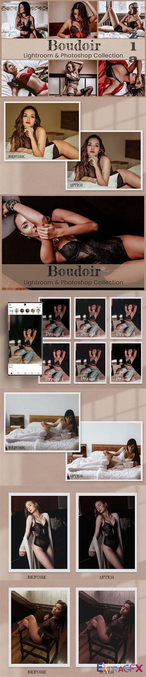 Boudoir Lightroom Photoshop Acr Luts Extragfx Free Graphic