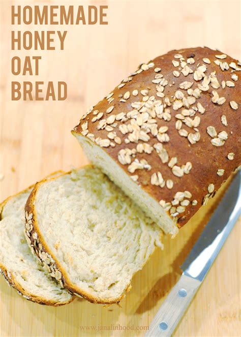 Homemade Honey Oat Bread #bread | Honey oat bread, Bread ...